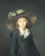 elisabeth vigee-lebrun Portrait of Elisaveta Alexandrovna Demidov, nee Stroganov here as Baronesse Stroganova oil on canvas